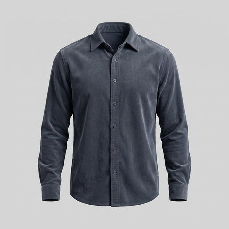 Men's Corduroy Long Sleeve Casual Shirt