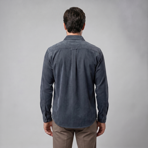 Men's Corduroy Long Sleeve Casual Shirt