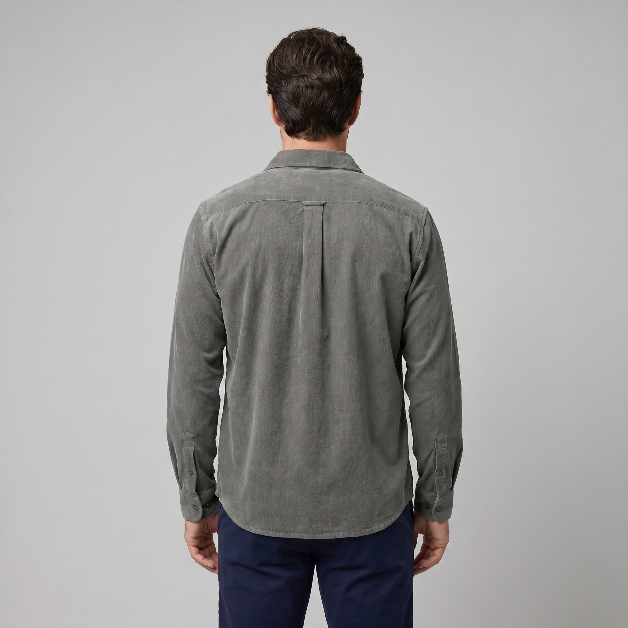 Men's Corduroy Long Sleeve Casual Shirt