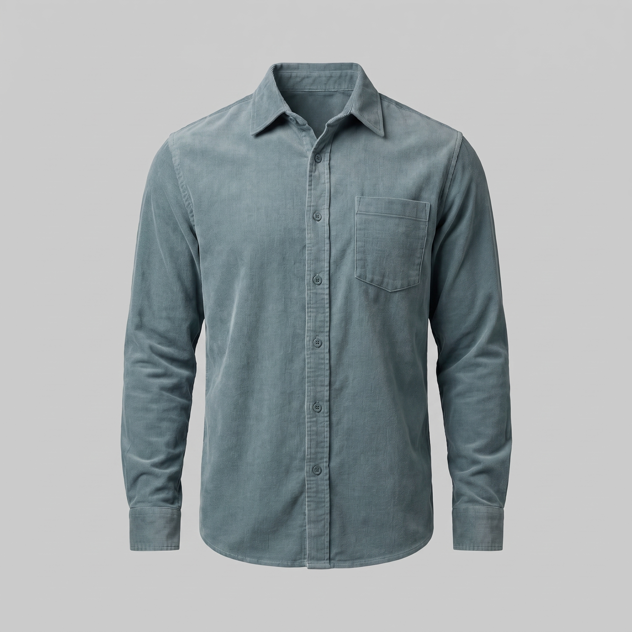 Men's Corduroy Long Sleeve Casual Shirt