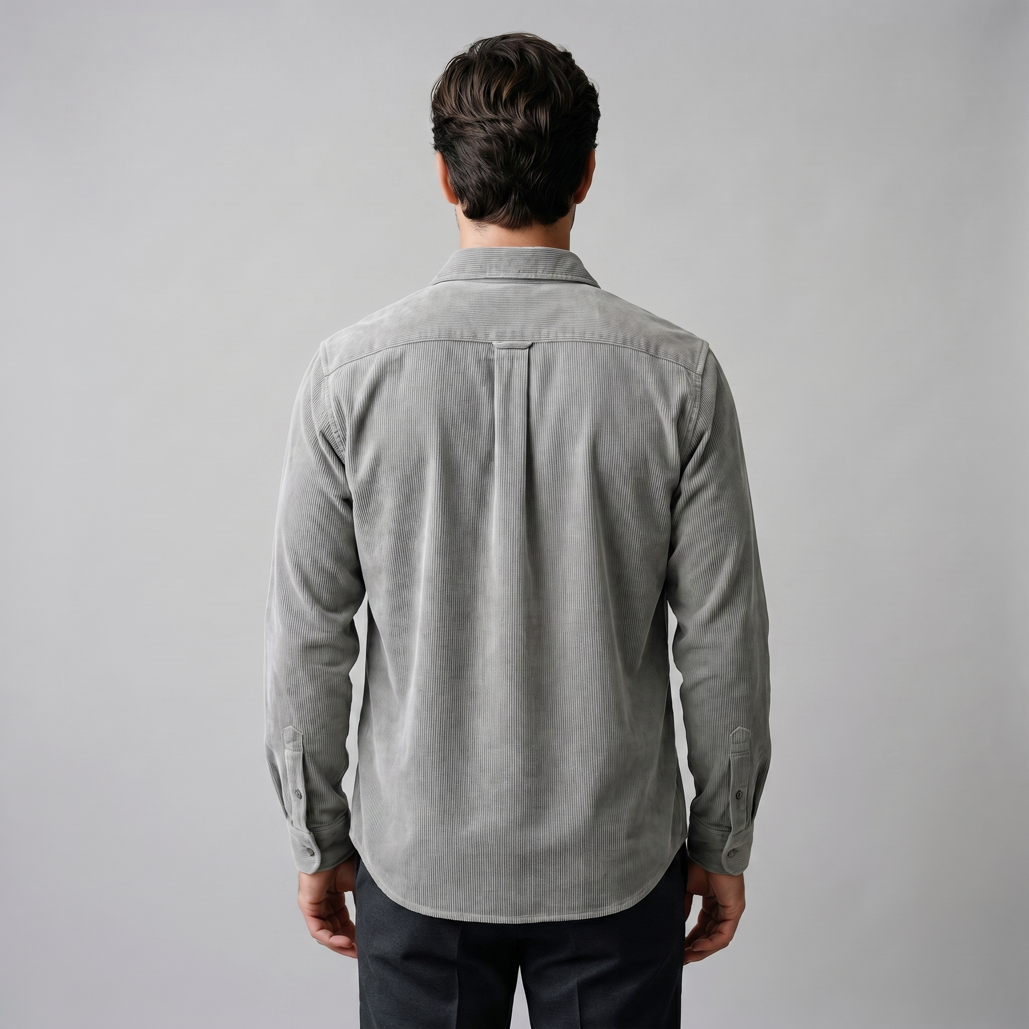 Men's Corduroy Long Sleeve Casual Shirt