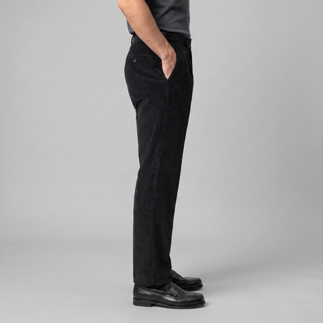 Men's Corduroy Pleated Trousers