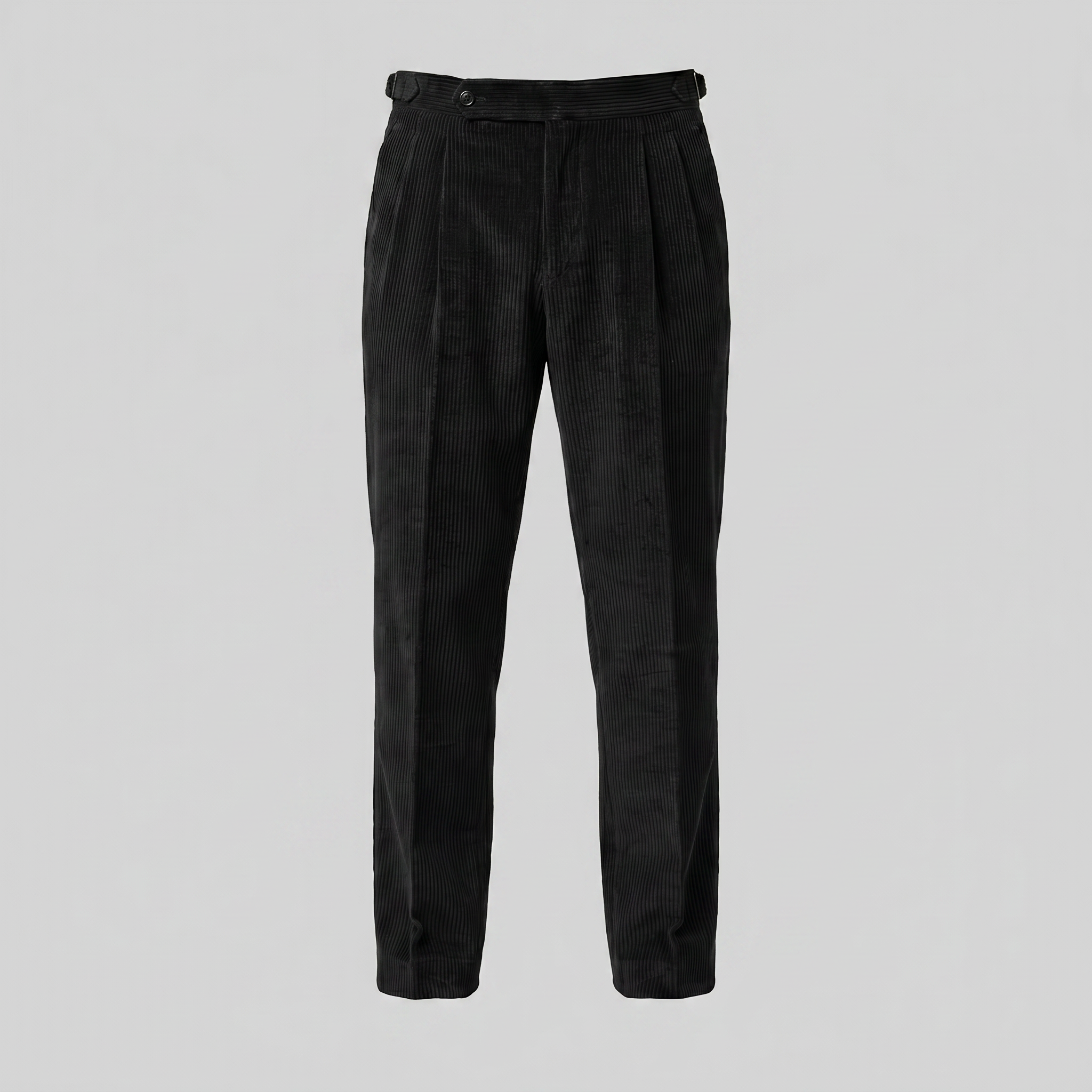 Men's Corduroy Pleated Trousers