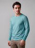 Men's Cotton Blend Long Sleeve Crew Neck Shirt