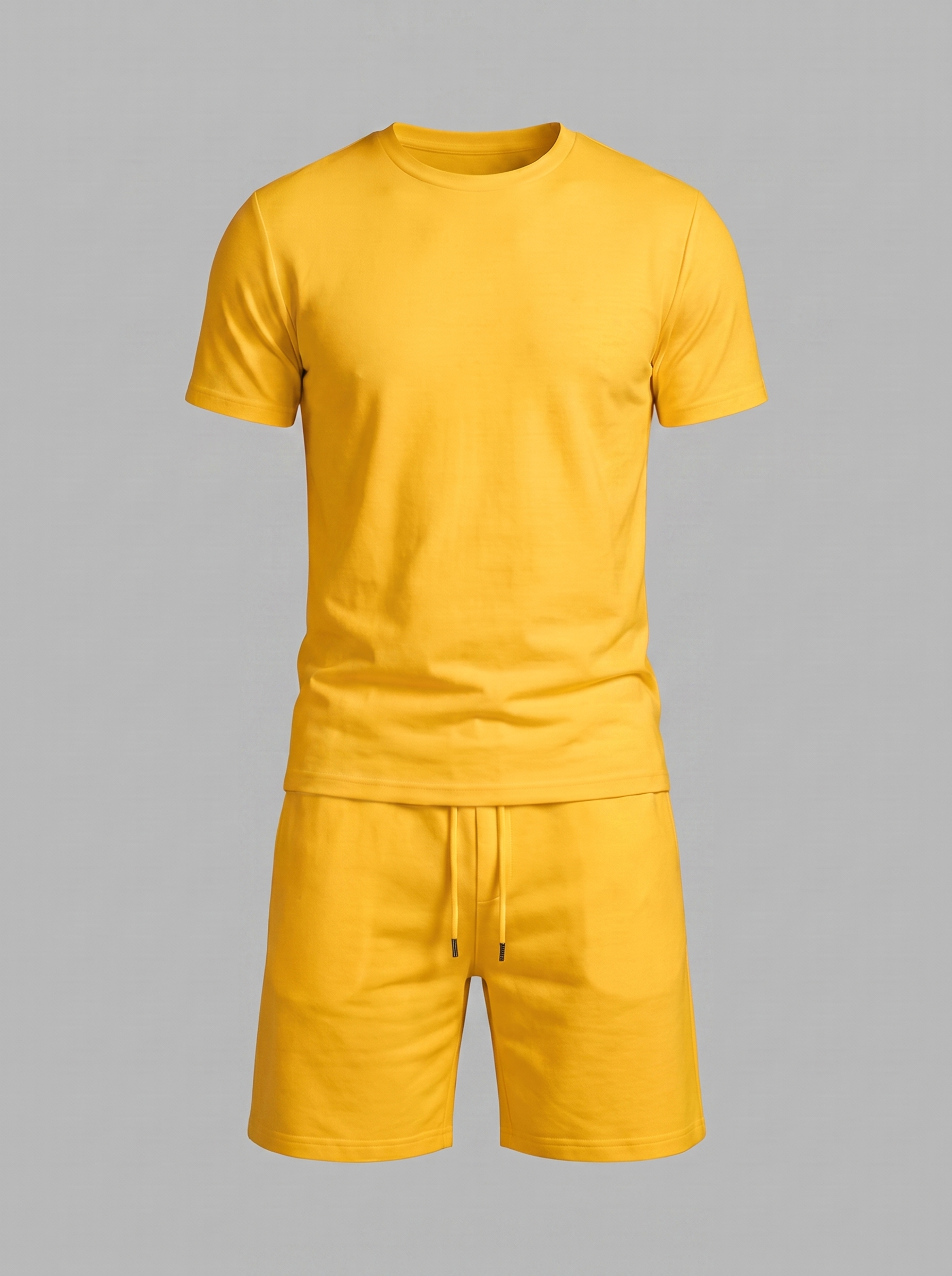 Men's Cotton Blend T-Shirt and Shorts Co-Ord Set