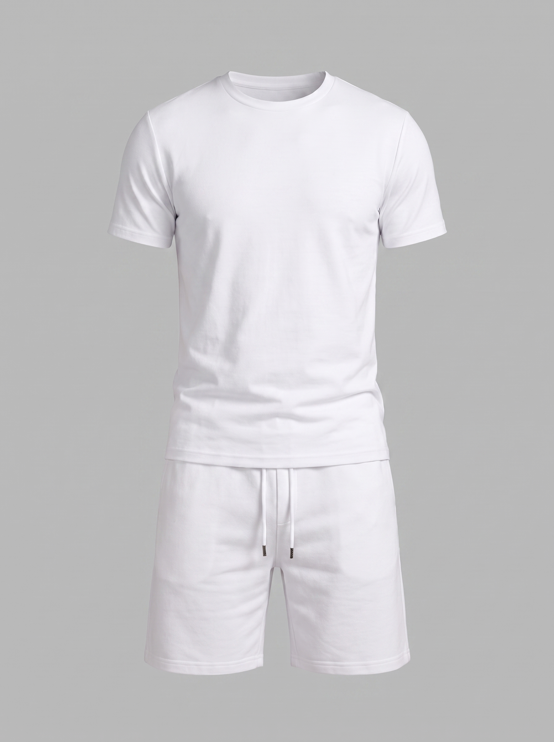 Men's Cotton Blend T-Shirt and Shorts Co-Ord Set