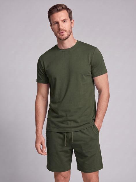 Men's Cotton Blend T-Shirt and Shorts Co-Ord Set
