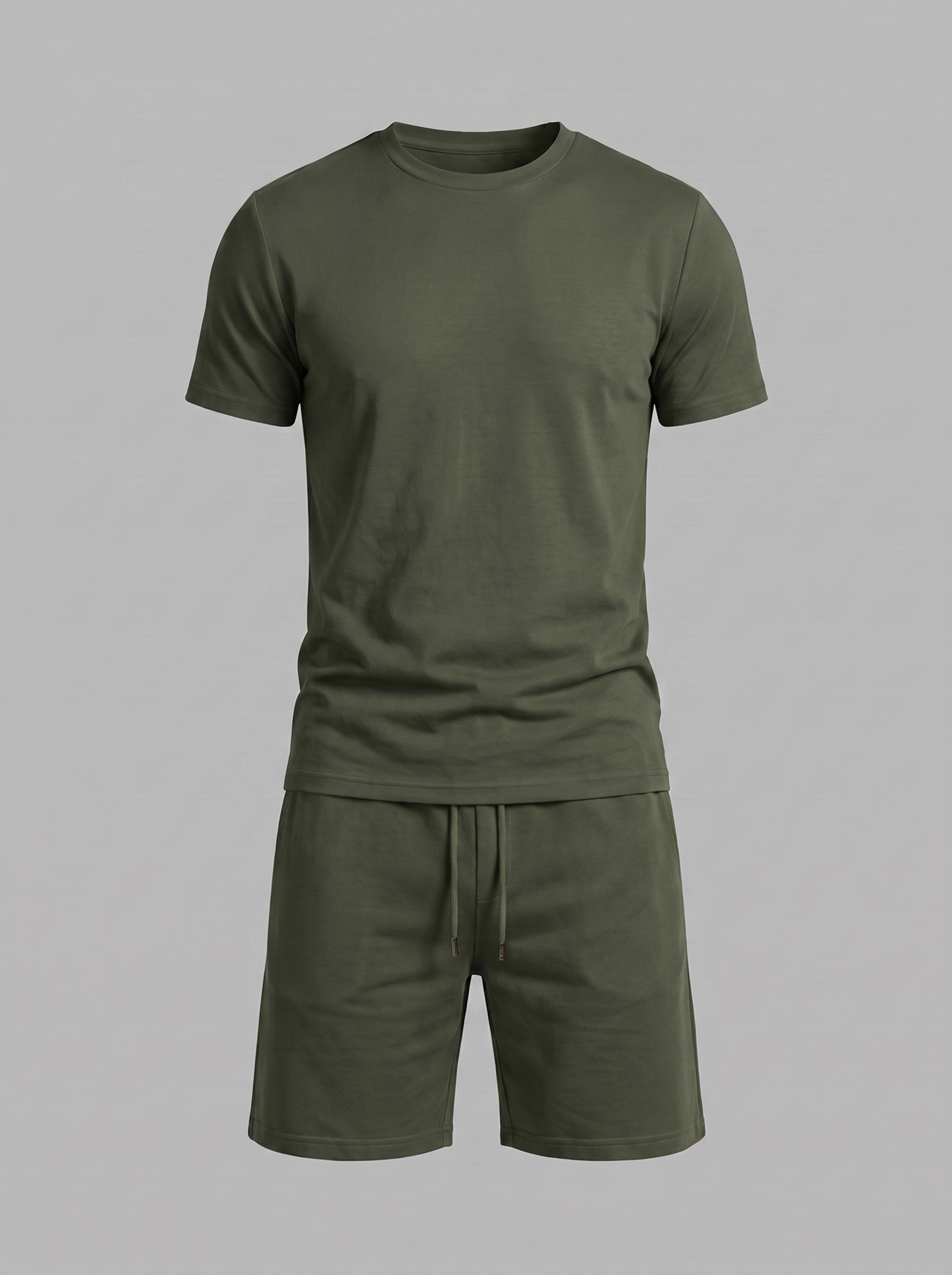 Men's Cotton Blend T-Shirt and Shorts Co-Ord Set