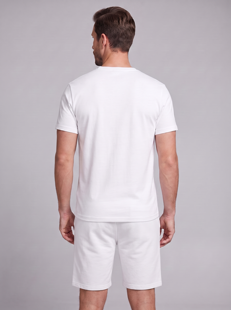 Men's Cotton Blend T-Shirt and Shorts Co-Ord Set