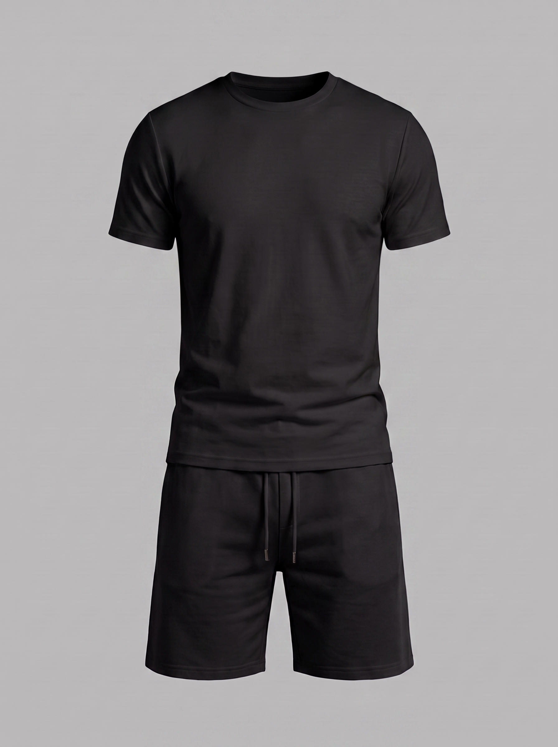 Men's Cotton Blend T-Shirt and Shorts Co-Ord Set