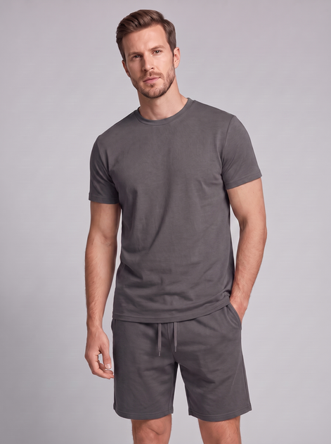 Men's Cotton Blend T-Shirt and Shorts Co-Ord Set