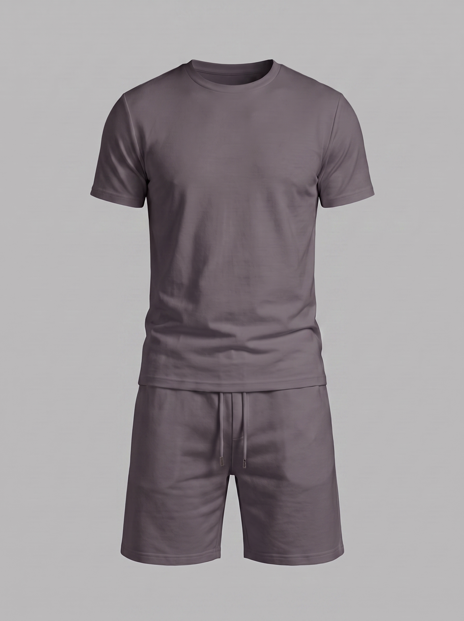 Men's Cotton Blend T-Shirt and Shorts Co-Ord Set