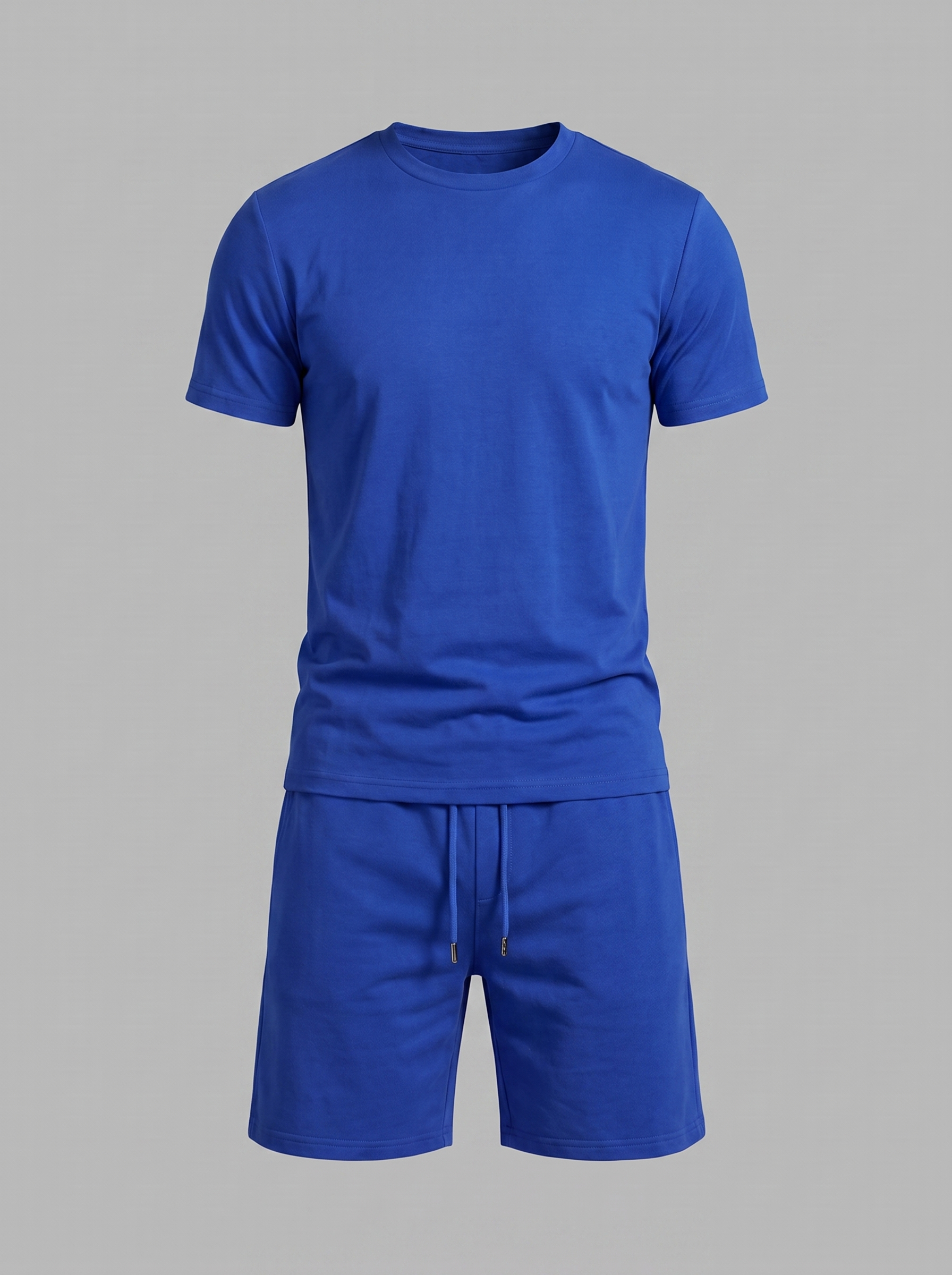 Men's Cotton Blend T-Shirt and Shorts Co-Ord Set