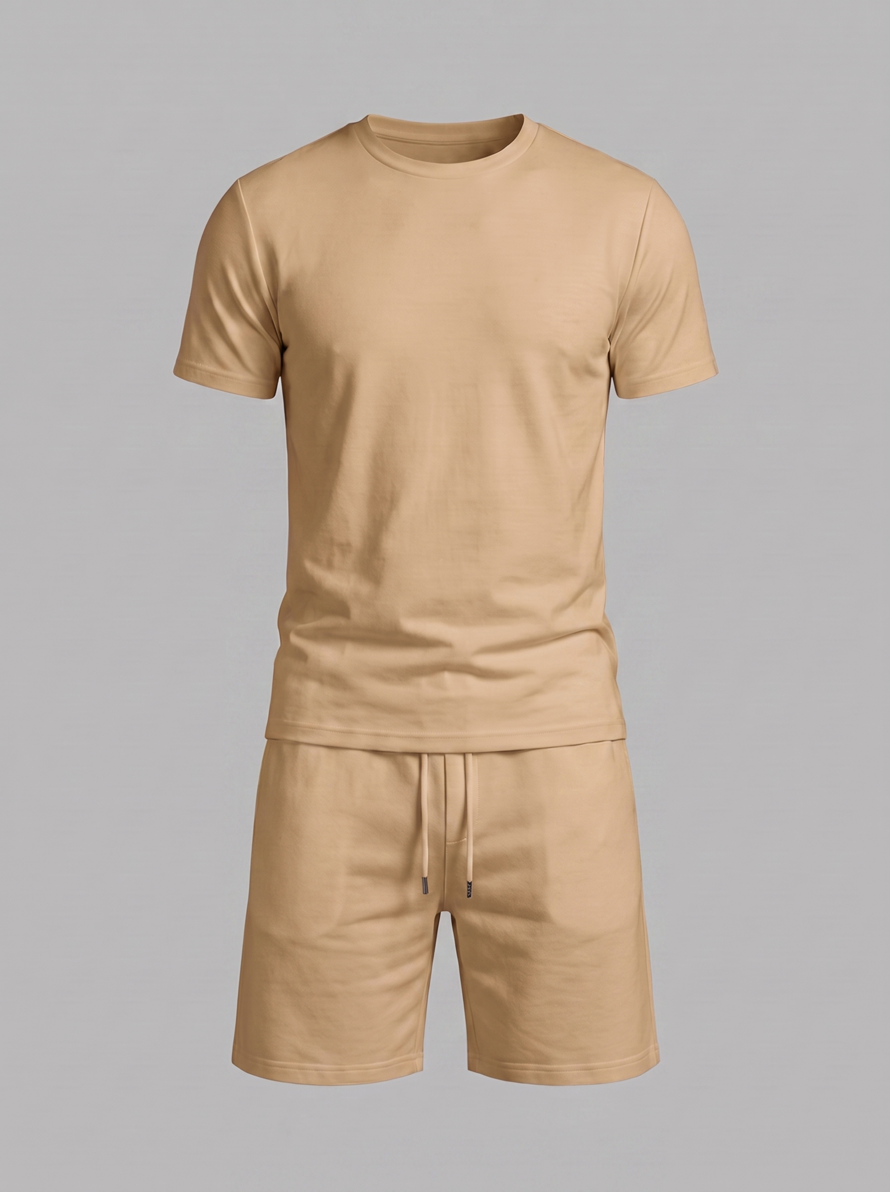 Men's Cotton Blend T-Shirt and Shorts Co-Ord Set