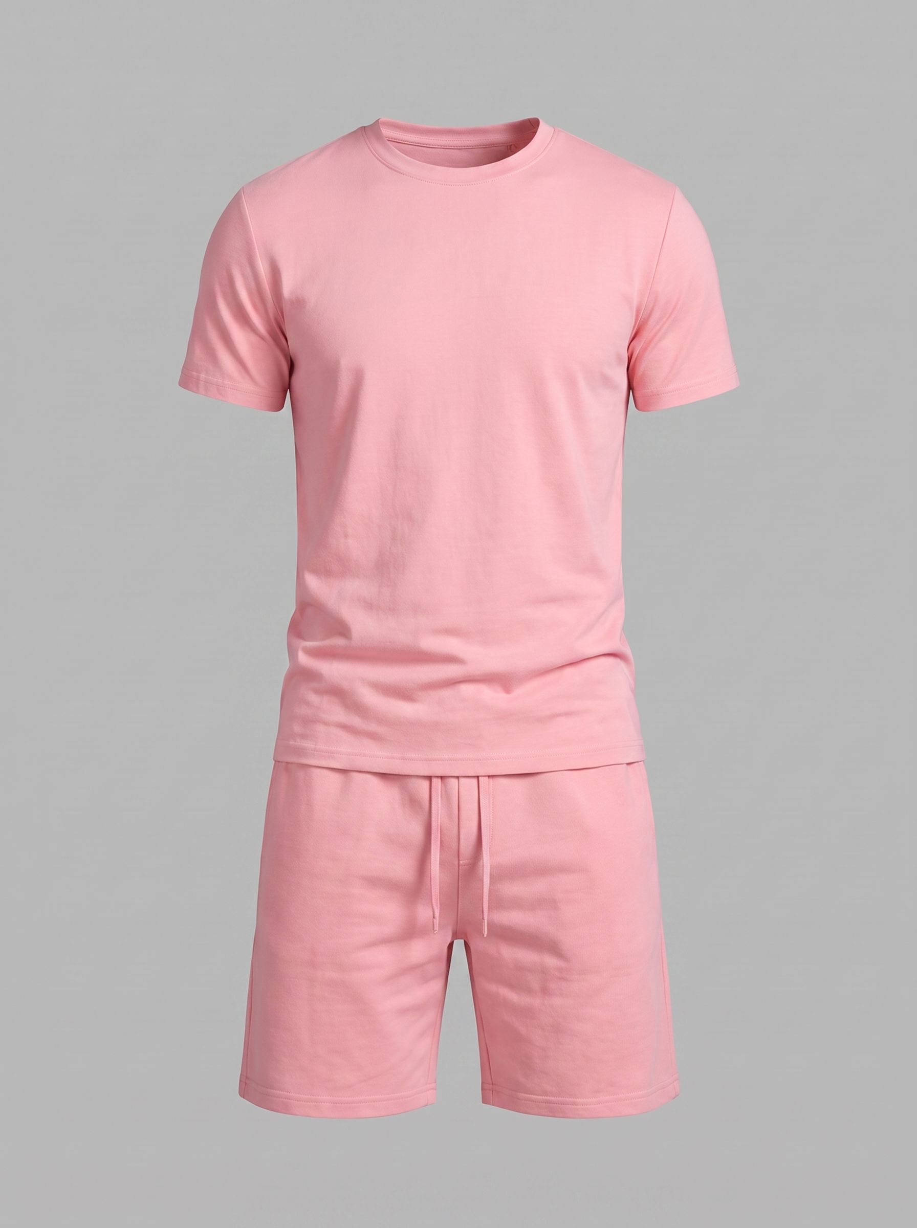 Men's Cotton Blend T-Shirt and Shorts Co-Ord Set