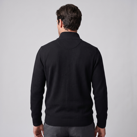Men's Cotton Half-Zip Sweater