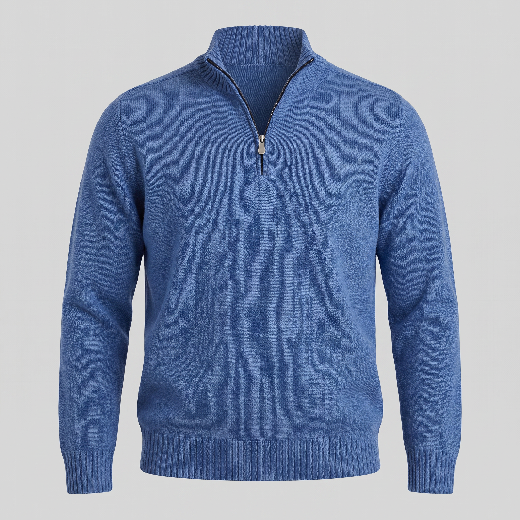 Men's Cotton Half-Zip Sweater