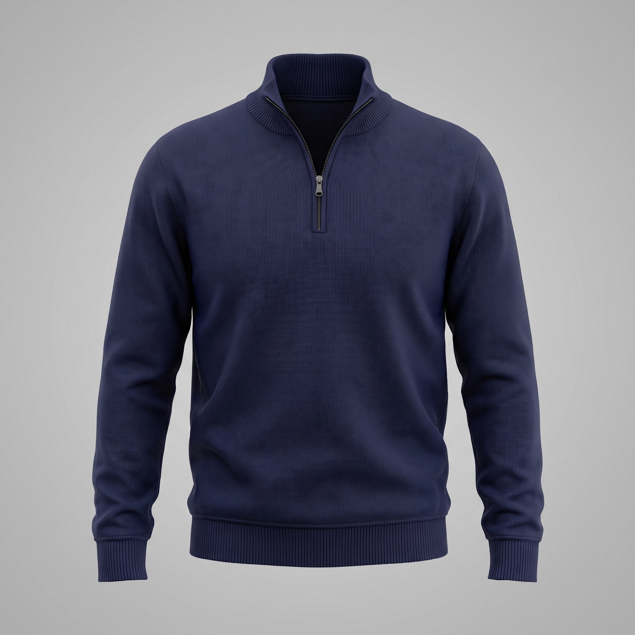 Men's Cotton Half-Zip Sweater