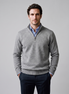 Men's Cotton Half-Zip Sweater