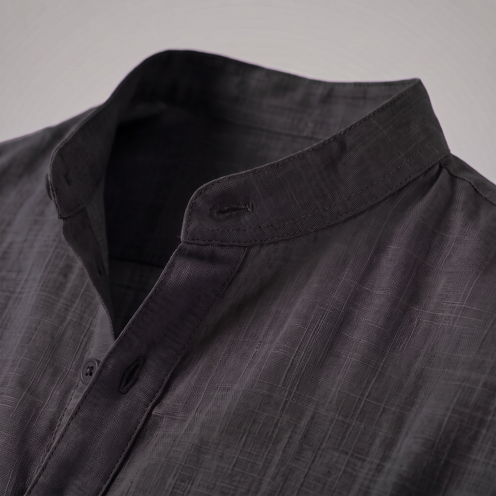Men's Cotton Popover Henley Shirt