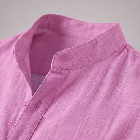 Men's Cotton Popover Henley Shirt