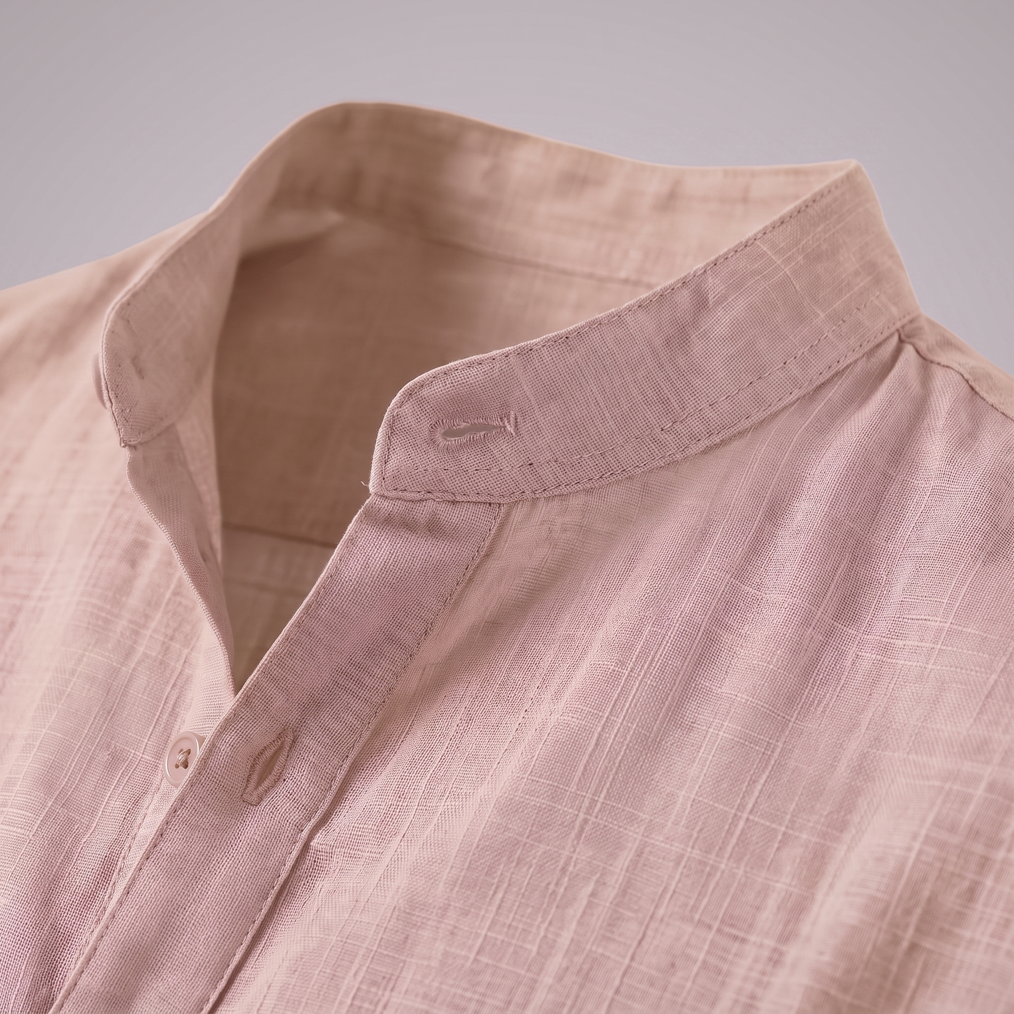 Men's Cotton Popover Henley Shirt