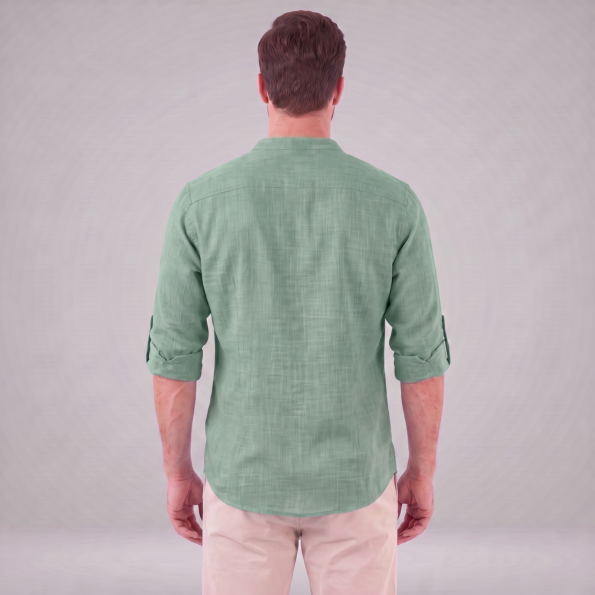 Men's Cotton Popover Henley Shirt