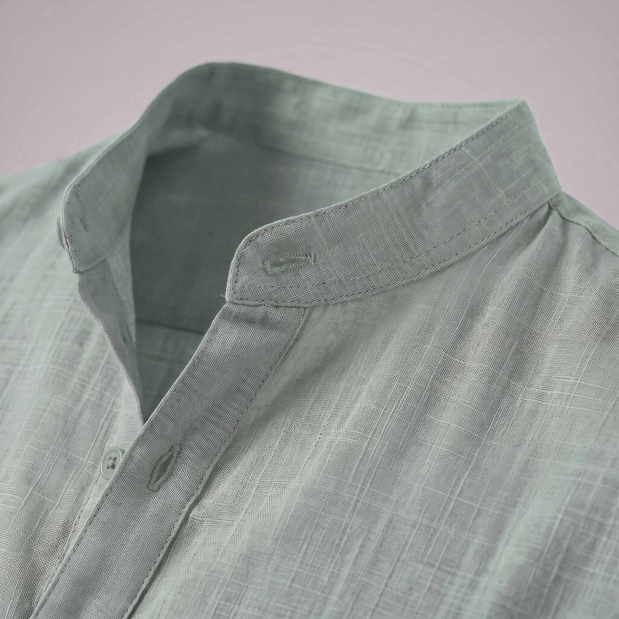 Men's Cotton Popover Henley Shirt