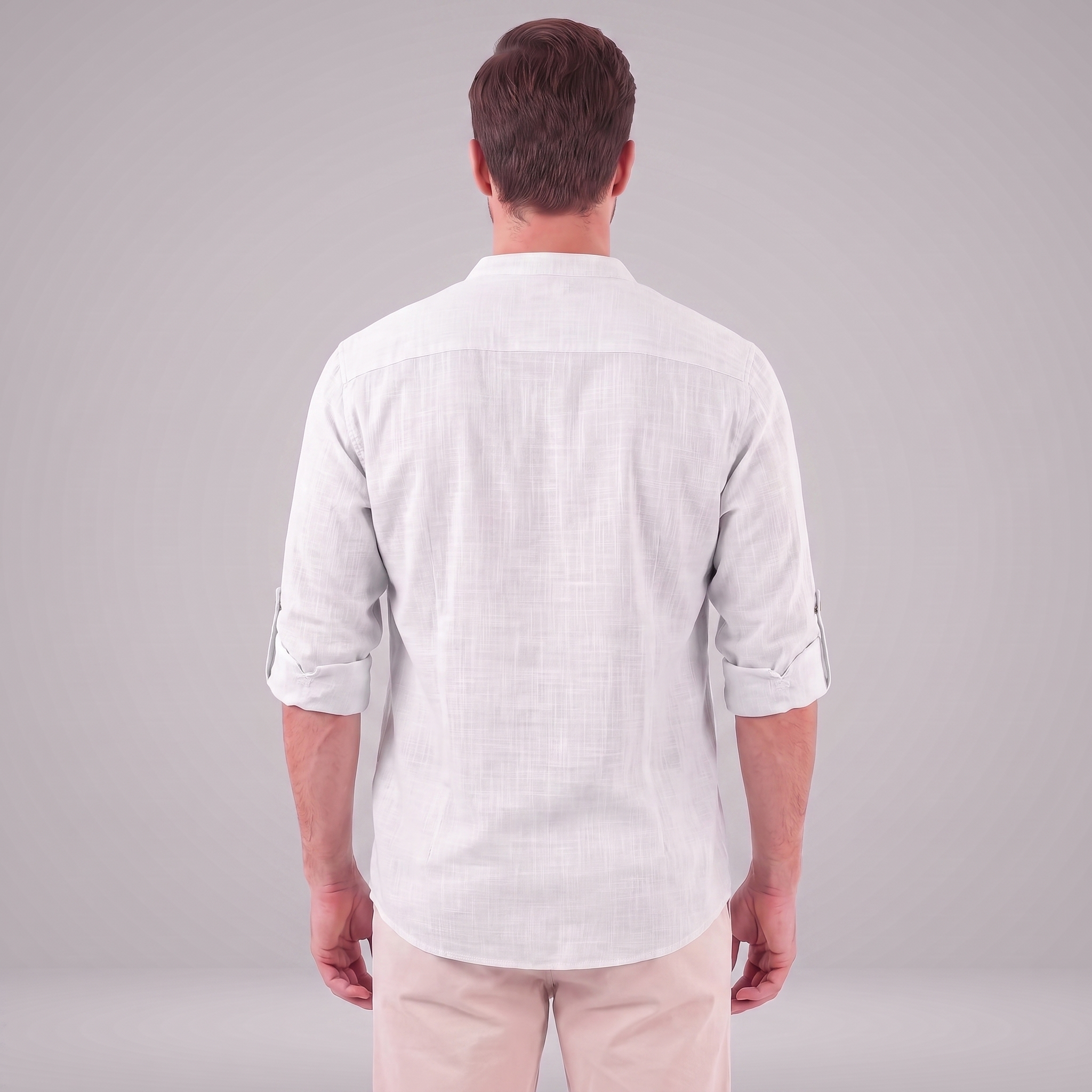 Men's Cotton Popover Henley Shirt