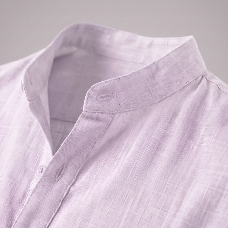Men's Cotton Popover Henley Shirt