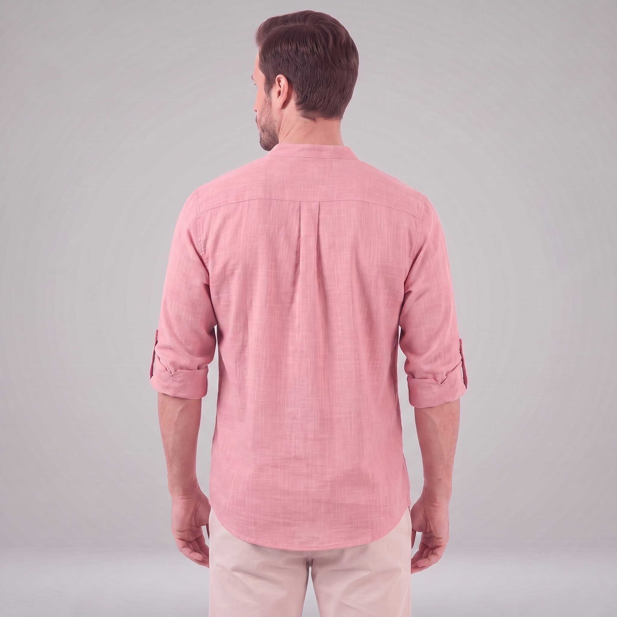 Men's Cotton Popover Henley Shirt