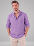 Men's Cotton Popover Henley Shirt