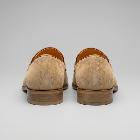 Men's Cowhide Suede Penny Loafers