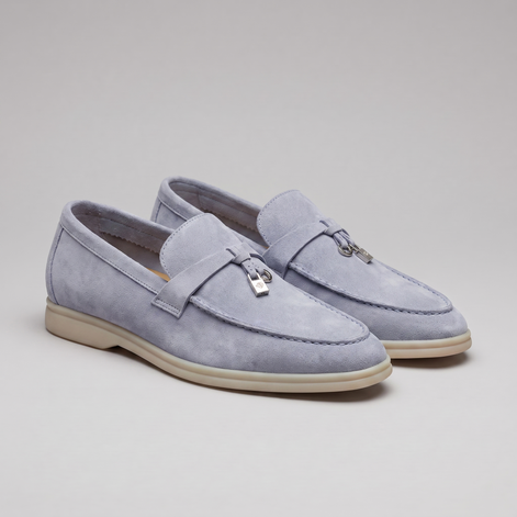 Men's Cowhide Suede Tassel Loafers