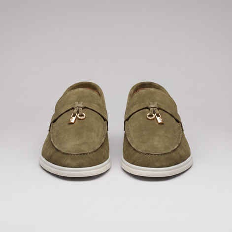 Men's Cowhide Suede Tassel Loafers