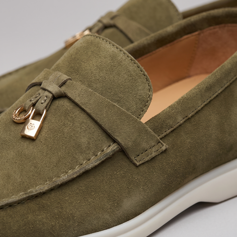Men's Cowhide Suede Tassel Loafers