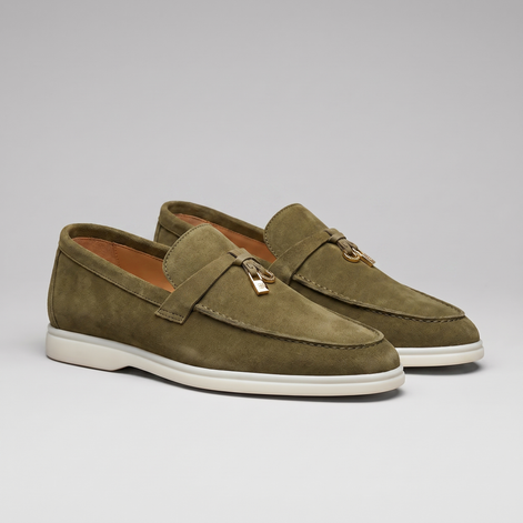 Men's Cowhide Suede Tassel Loafers