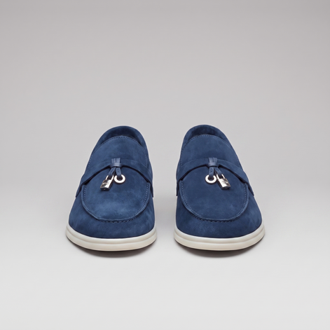 Men's Cowhide Suede Tassel Loafers