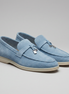 Men's Cowhide Suede Tassel Loafers