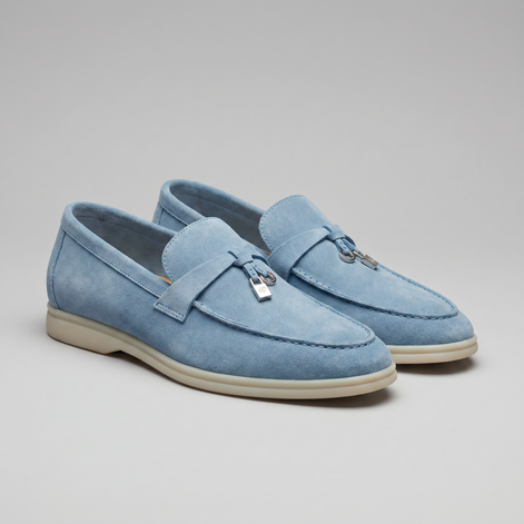 Men's Cowhide Suede Tassel Loafers