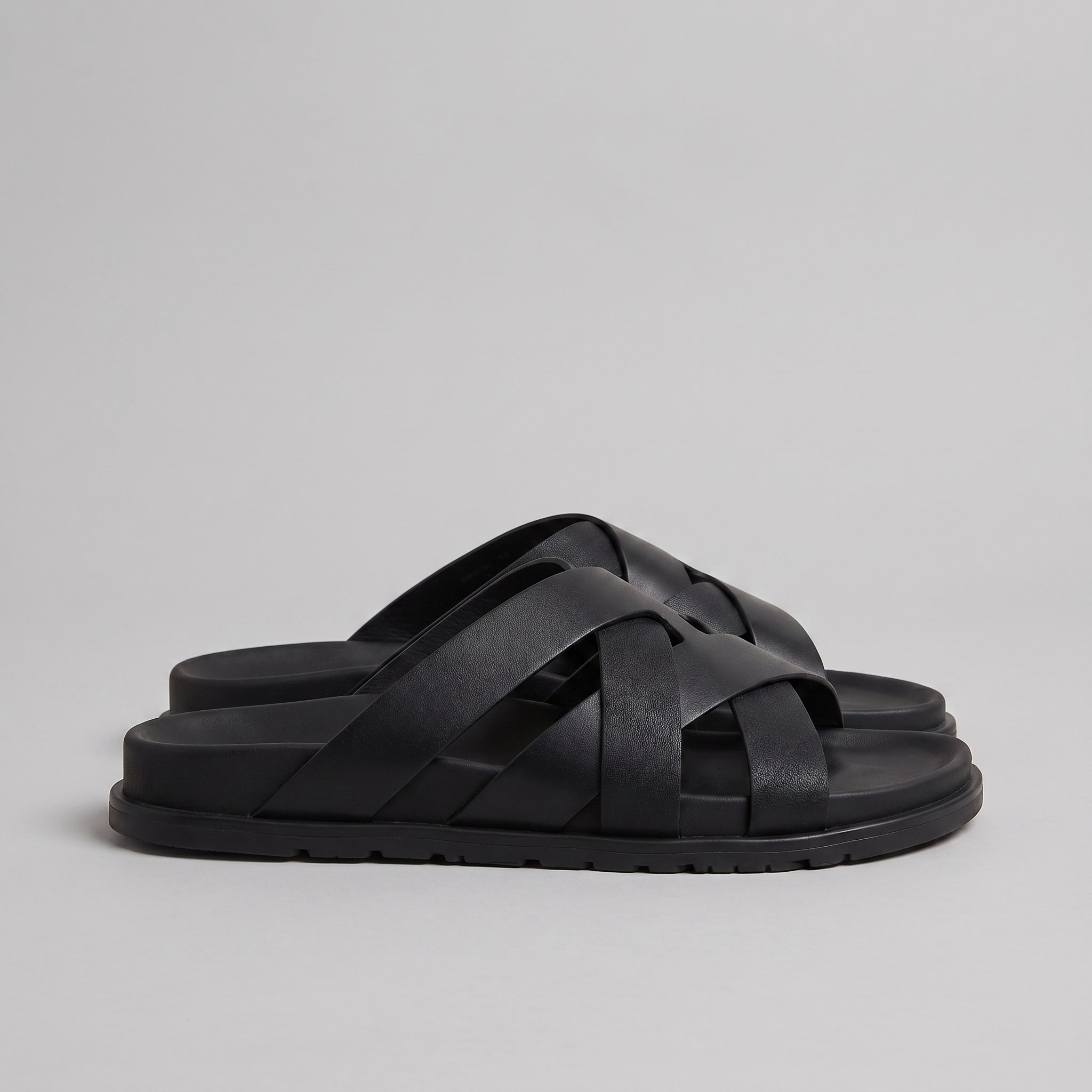 Men's Cross-Strap Slide Sandals
