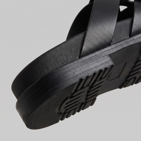 Men's Cross-Strap Slide Sandals