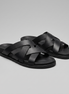Men's Cross-Strap Slide Sandals