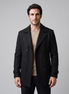Men's Double-Breasted Wool-Look Coat