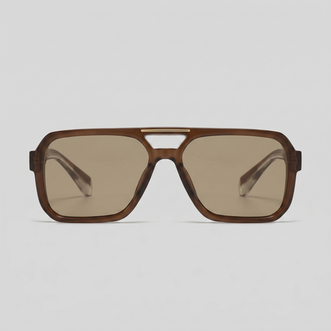 Men's Double-Bridge Aviator Sunglasses