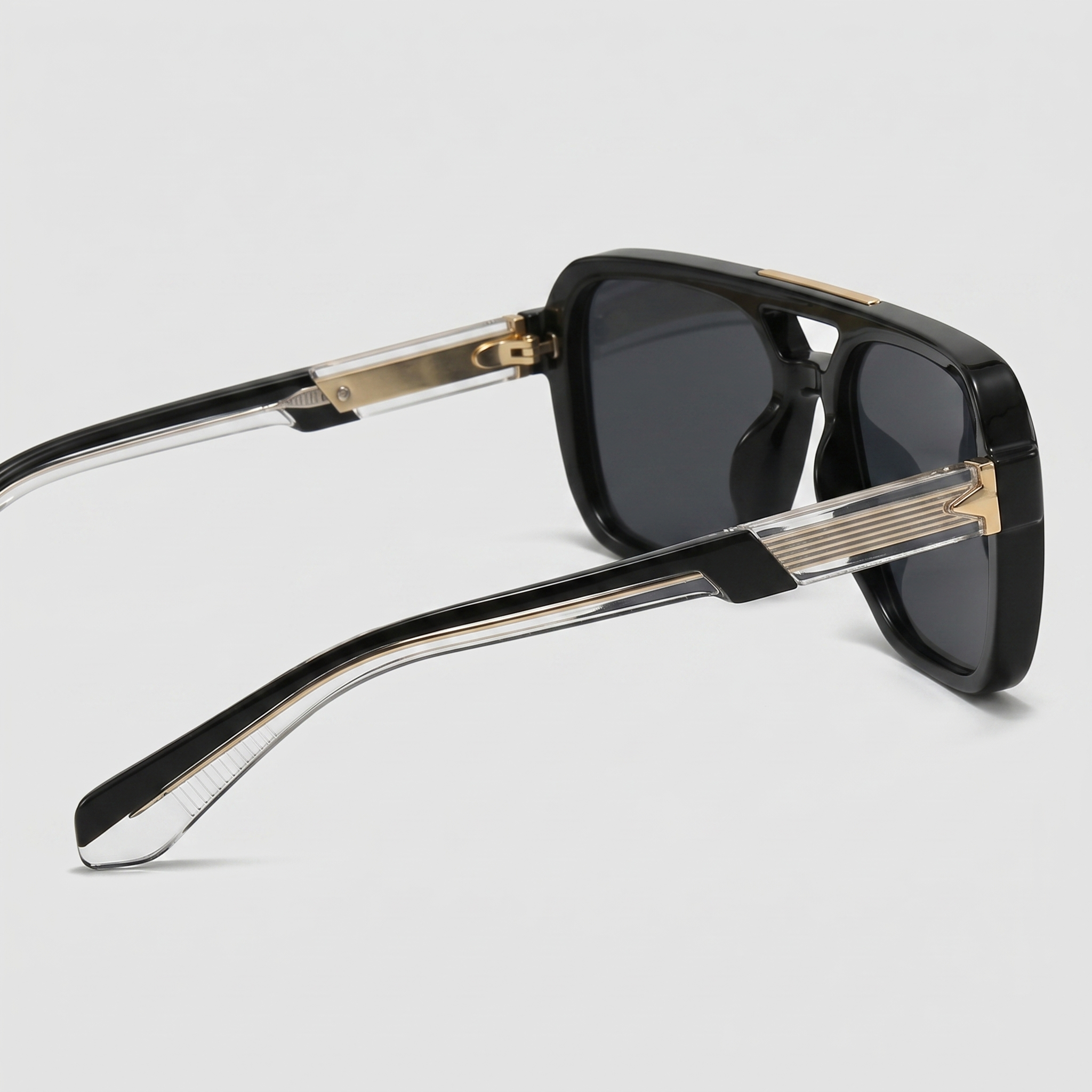 Men's Double-Bridge Aviator Sunglasses
