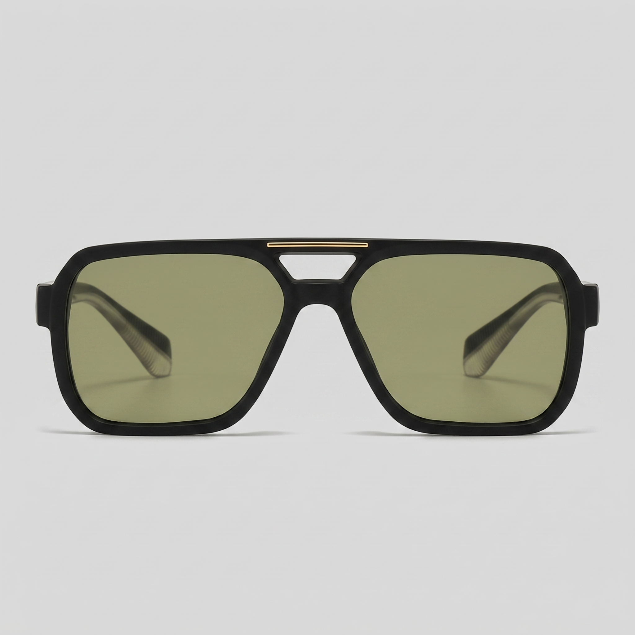 Men's Double-Bridge Aviator Sunglasses