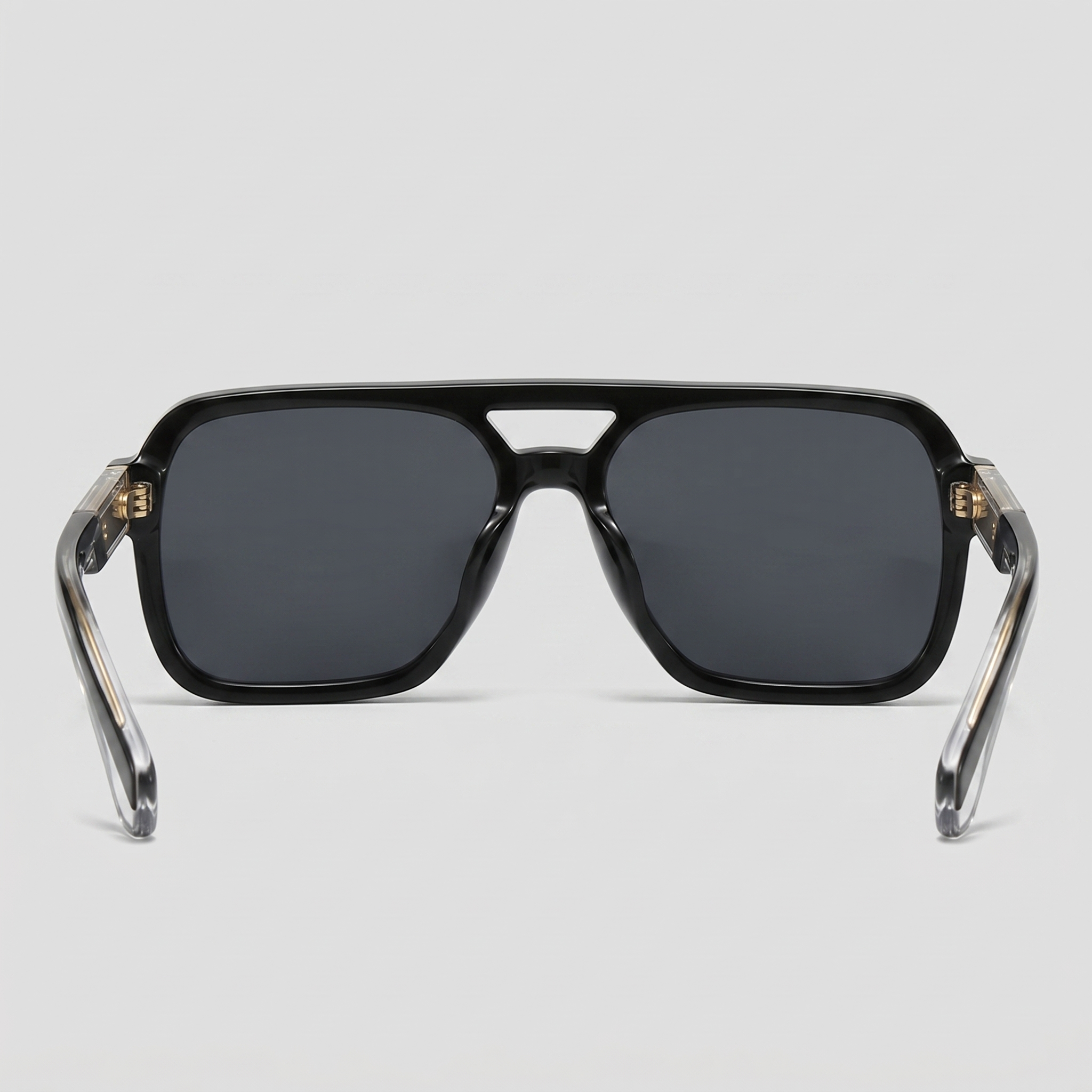 Men's Double-Bridge Aviator Sunglasses