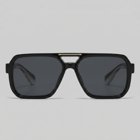 Men's Double-Bridge Aviator Sunglasses