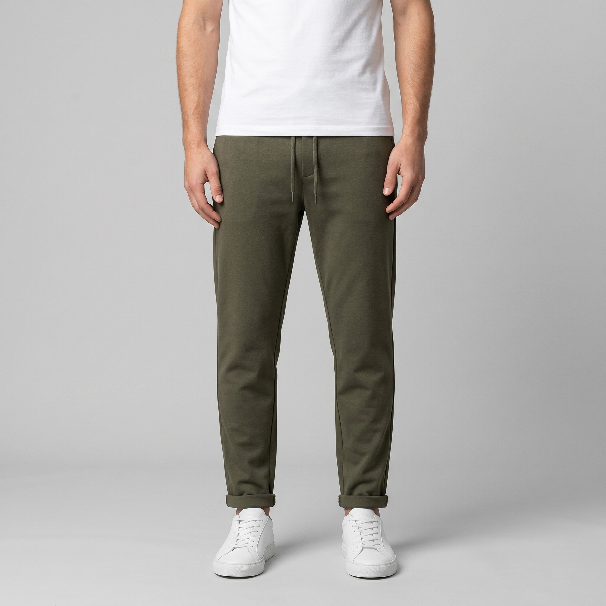 Men's Drawstring Tailored Trousers